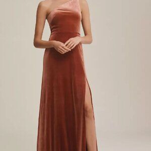 BHLDN Jenny Yoo 〰️ Cybil One Shoulder Dress